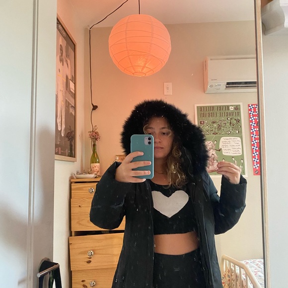 Soia & Kyo Black Parka - Picture 5 of 5